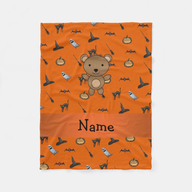 Personalisierter Name haluroux Fleecedecke (Vorderseite)