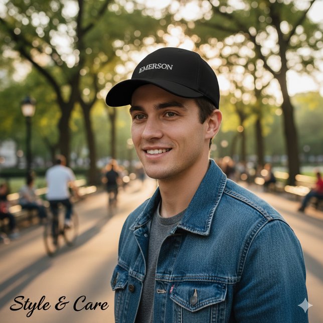 Personalisierter Name Hat - bestickter Baseball-St Bestickte Baseballkappe (Personalized Name Hat – Embroidered Baseball Style)