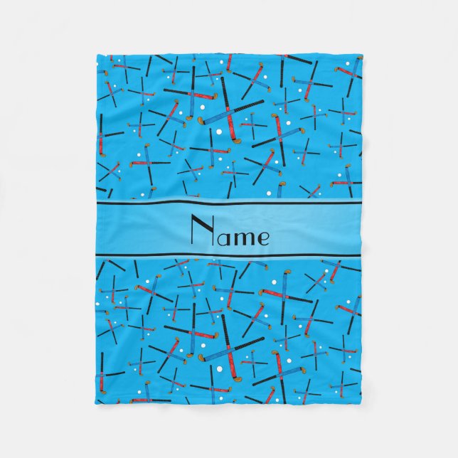 Personalisierter Name Himmelsfeld Fleecedecke (Vorderseite)