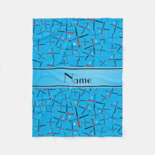 Personalisierter Name Himmelsfeld Fleecedecke