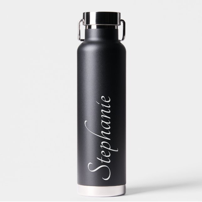 Personalisierter Name Hochzeitsgeschenk Trinkflasche (Vorne)