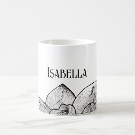 Personalisierter Name "Isabella" Magische Farbe Verwandlungstasse