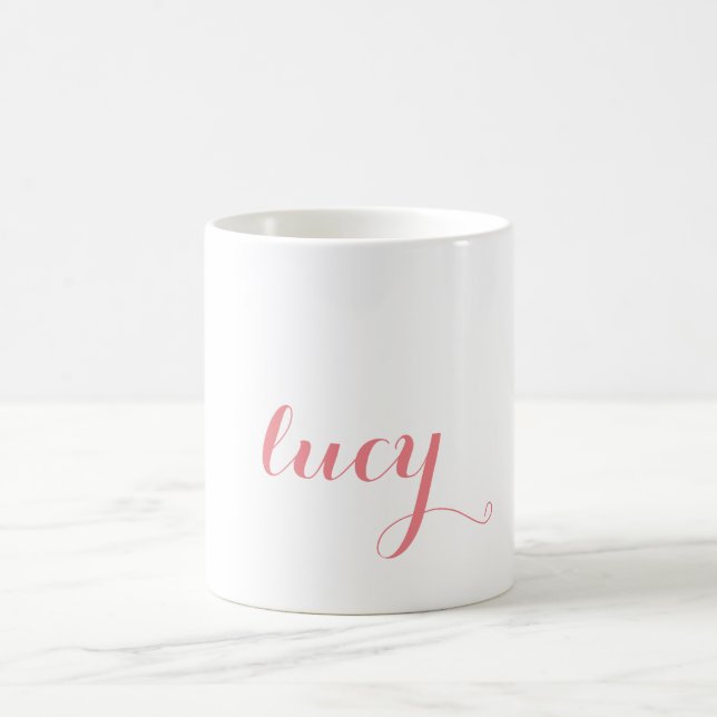 Personalisierter Name Kaffeemaschine Tasse (Mittel)