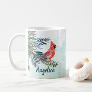Personalisierter Name Kardinal-Geschenkbecher Kaffeetasse