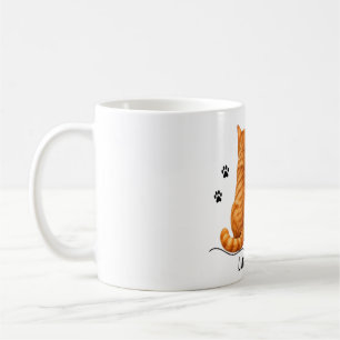 Personalisierter Name Katze Paar Tasse
