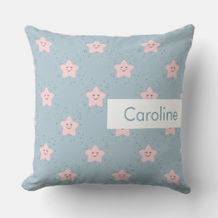 Personalisierter Name Kids Niedliches Muster Kissen
