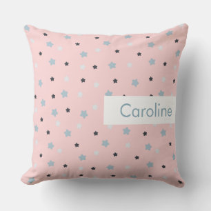 Personalisierter Name Kids Niedliches Muster Kissen