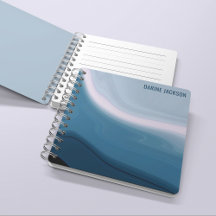 Personalisierter Name l Ocean Blue Watercolor