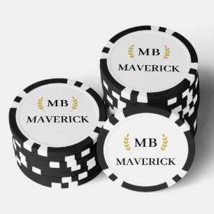 Personalisierter Name Las Vegas Casino Pokerchips