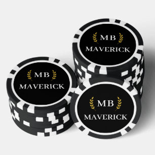 Personalisierter Name Las Vegas Casino Pokerchips