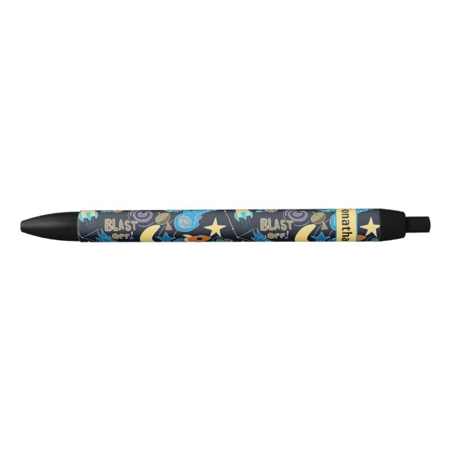 Personalisierter Name Leerstelle Doodle-Pen Kugelschreiber (Vorderseite)