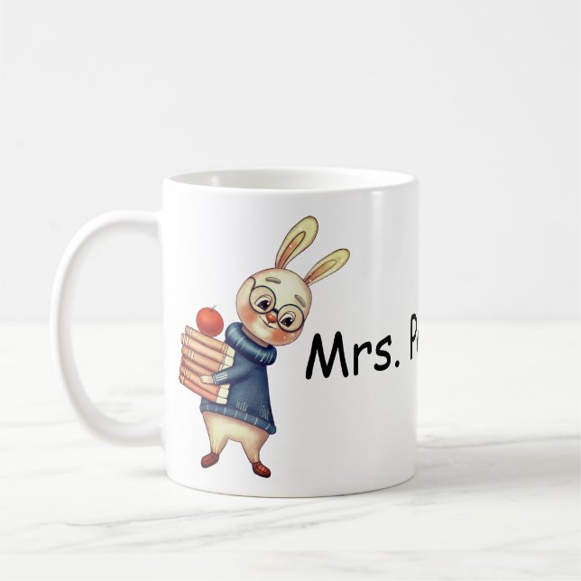 Personalisierter Name Lehrer Geschenk Cup Tasse Bu (Links)