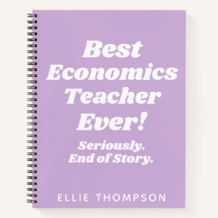 Personalisierter Name Lehrer Wertschätzung Geschen Notizbuch