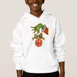 personalisierter Name Leopard-Bogen-Papagei-Orname Hoodie