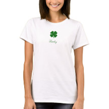 Personalisierter Name Lucky Clover