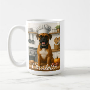 Personalisierter Name Lustiger Boxerhund-Liebhaber Kaffeetasse