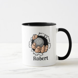 Personalisierter Name Lustiger Golfball Tasse