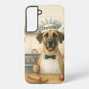 Personalisierter Name Lustiger Great Dane Hund Koc Samsung Galaxy Hülle