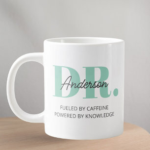 Personalisierter Name Lustiger Spruch Doktor Absch Jumbo-Tasse