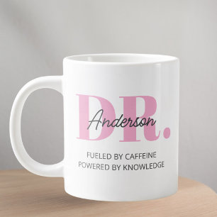 Personalisierter Name Lustiger Spruch Doktor Absch Jumbo-Tasse