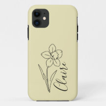 Personalisierter Name März daffodia Geburtsname Bl
