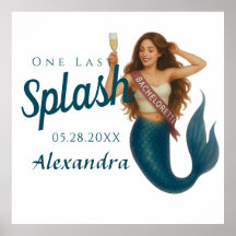 Personalisierter Name Mermaid Bachelorette