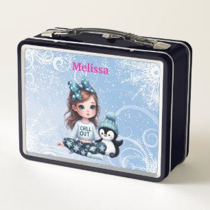 Personalisierter Name Metall Lunchbox