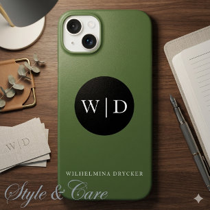 Personalisierter Name mit Monogramm Case-Mate iPhone 14 Plus Hülle