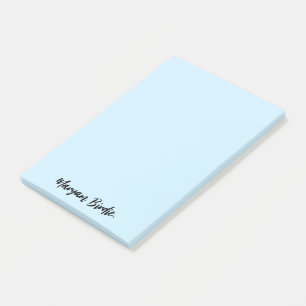 Personalisierter Name mit Sticky Post-it Klebezettel