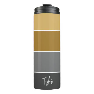 Personalisierter Name modern einfach und modern Thermosbecher