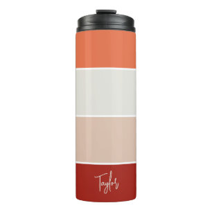 Personalisierter Name Modern Einfach Und Trendig Thermosbecher