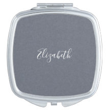 Personalisierter Name Moderne Elegante Blaue Graue