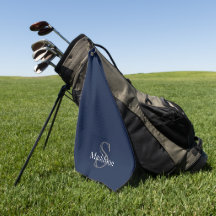 Personalisierter Name Monogramm Navy Schwarz