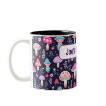 Personalisierter Name Mushroom Geschenk Tasse
