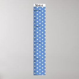 Personalisierter Name Niedlich Baby Boy Growth Cha Poster