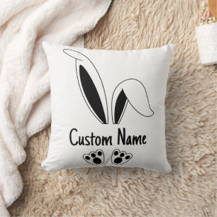 Personalisierter Name Niedlich Bunny OsterOstern Kissen
