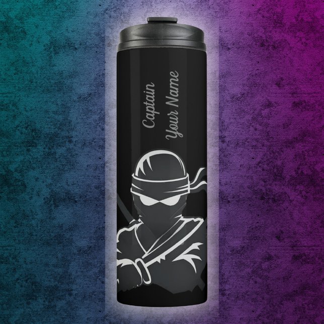 Personalisierter Name Ninja Kapsel Thermal Tumbler Thermosbecher (Von Creator hochgeladen)