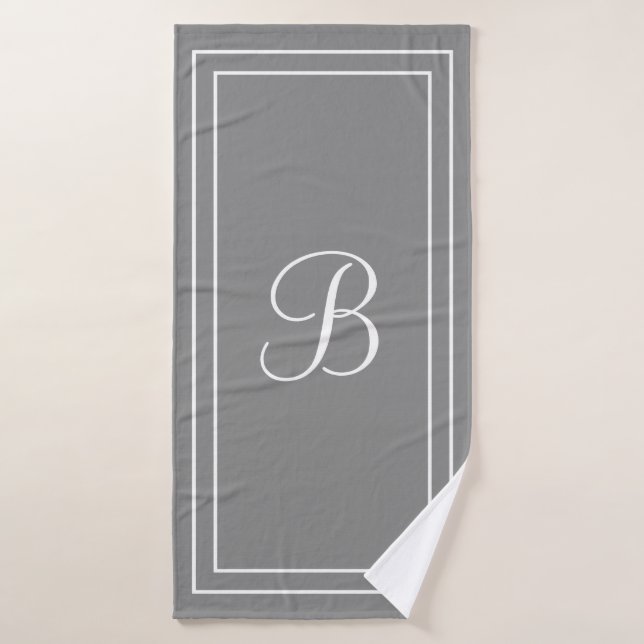 Personalisierter Name oder Anfangsname Badhandtuch Set (Badehandtuch)