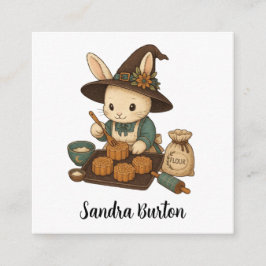 Personalisierter Name oder Text mit Bunny Bakery Begleitkarte