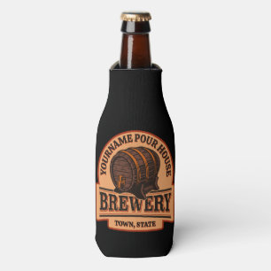 Personalisierter NAME Old Oak Barrel Bierbrauerei  Flaschenkühler