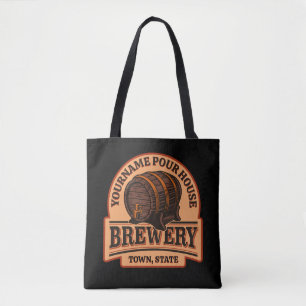 Personalisierter NAME Old Oak Barrel Bierbrauerei  Tasche