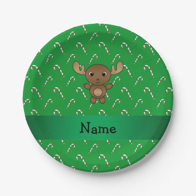 Personalisierter Name Pappteller (Vorderseite)