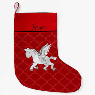 Personalisierter Name Pegasus Kleiner Weihnachtsstrumpf