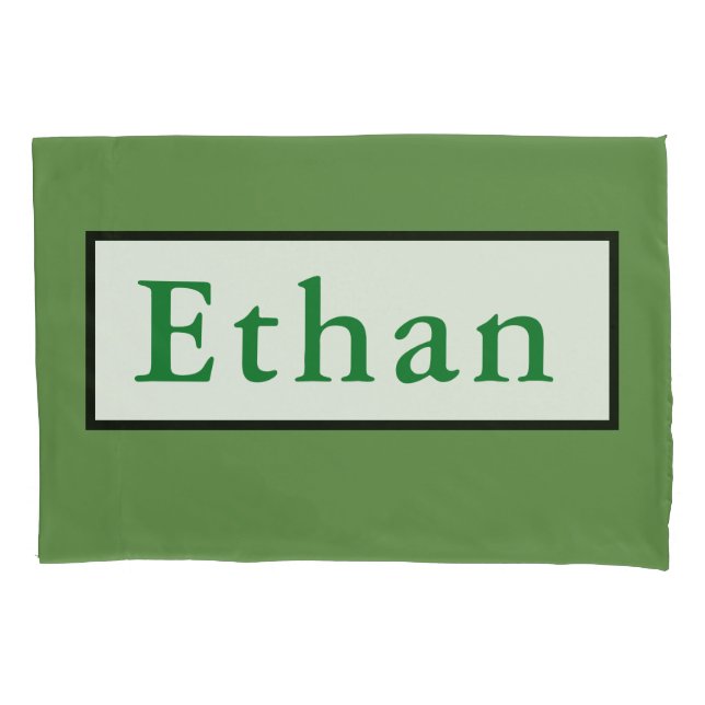 Personalisierter Name Pillowcases Kissenbezug (Vorderseite-Links)