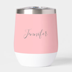 Personalisierter Name Pink Script Simple