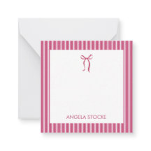 Personalisierter Name Rosa Schleife