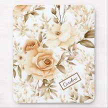 Personalisierter Name Rustikale moderne boho Rose 