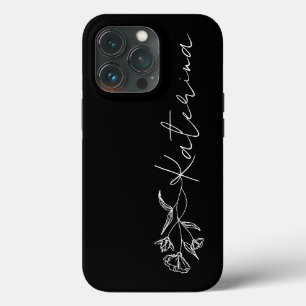 Personalisierter Name Schwarz/Weiß Case-Mate iPhone Hülle