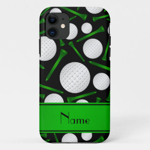 Personalisierter Name Schwarze Golfbälle T-Shirts title_seo2