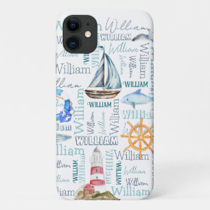 Personalisierter Name Segel Case-Mate iPhone Hülle